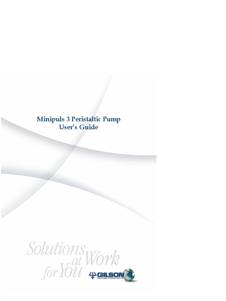 Peristaltic Pump Manual PDF Electrical Connector Fuse (Electrical)