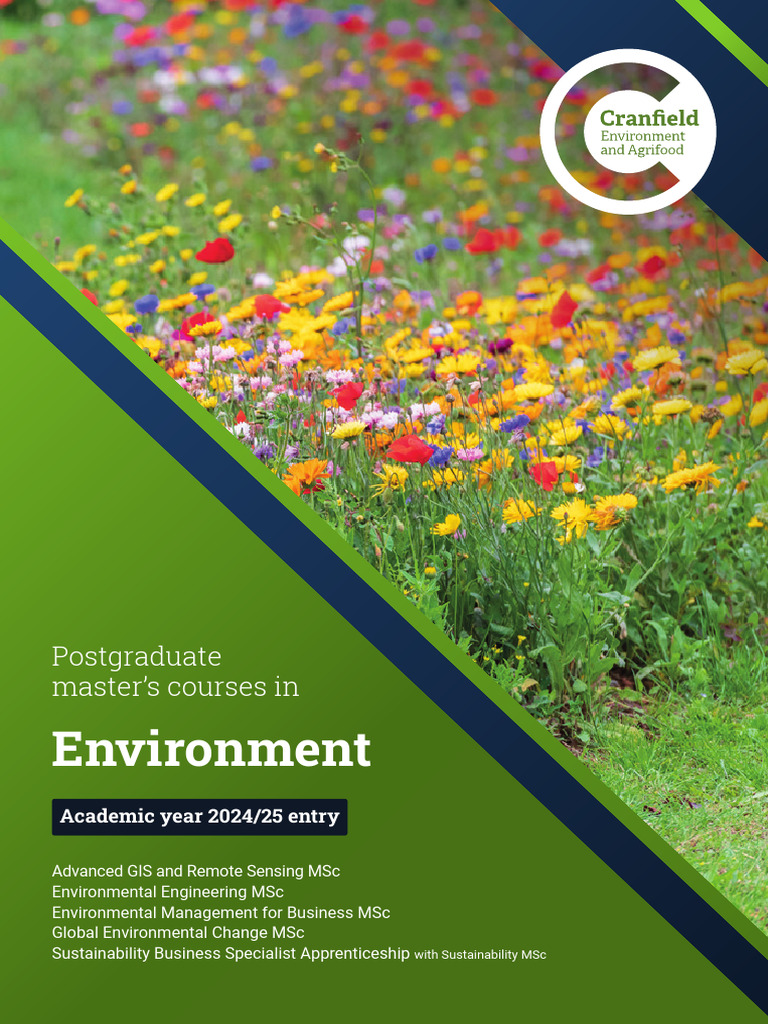 Postgraduate Environment Courses 2024/25 | PDF | Sustainability ...