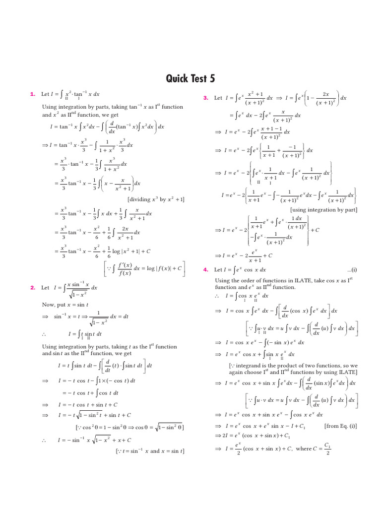 AIOMaths 12 CH 7 QT5 | PDF