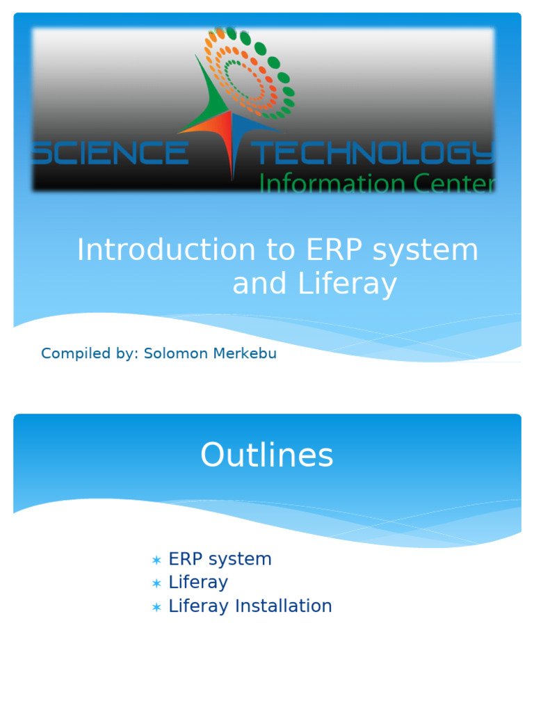 Introduction To ERP | PDF | Enterprise Resource Planning | Computing