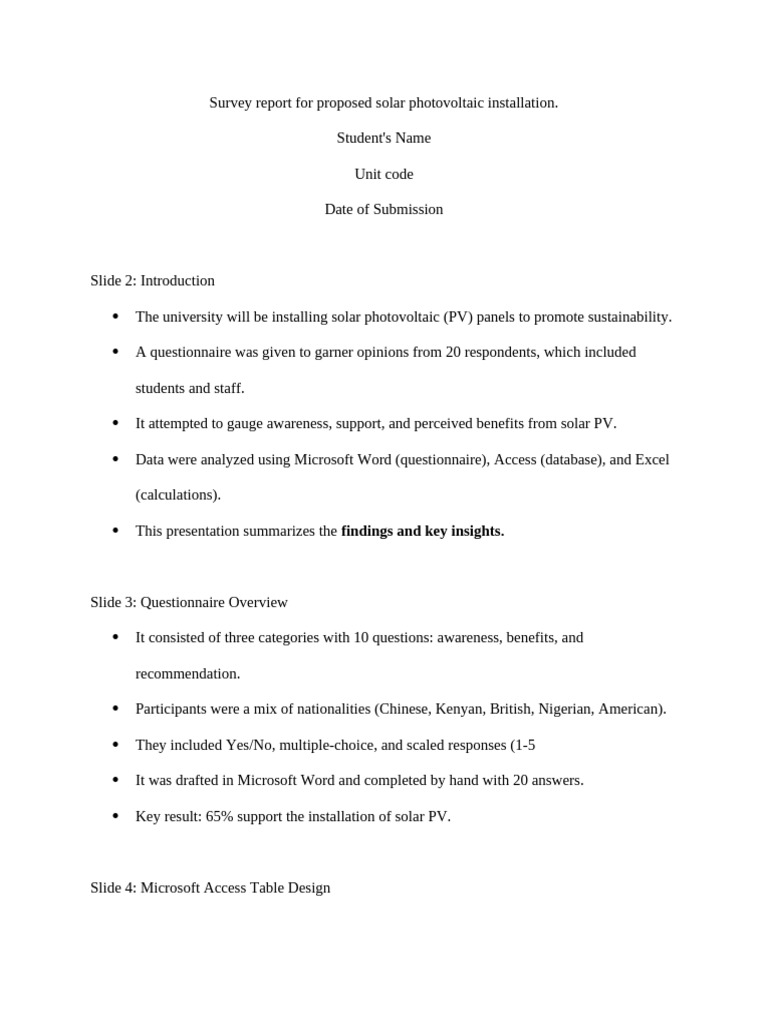 Survey Insights on Solar PV Support | PDF | Photovoltaics ...