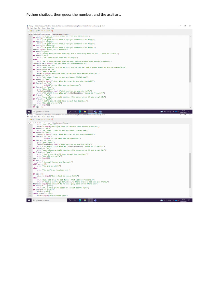 Acsii Art and Python | PDF