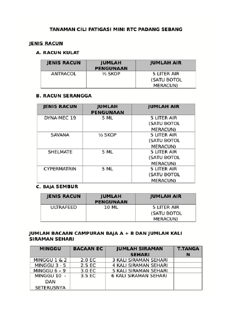 Jenis Racun | PDF