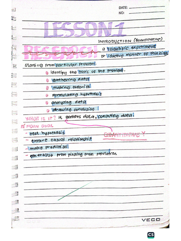 PR2 (1st SEM, Notes) | PDF