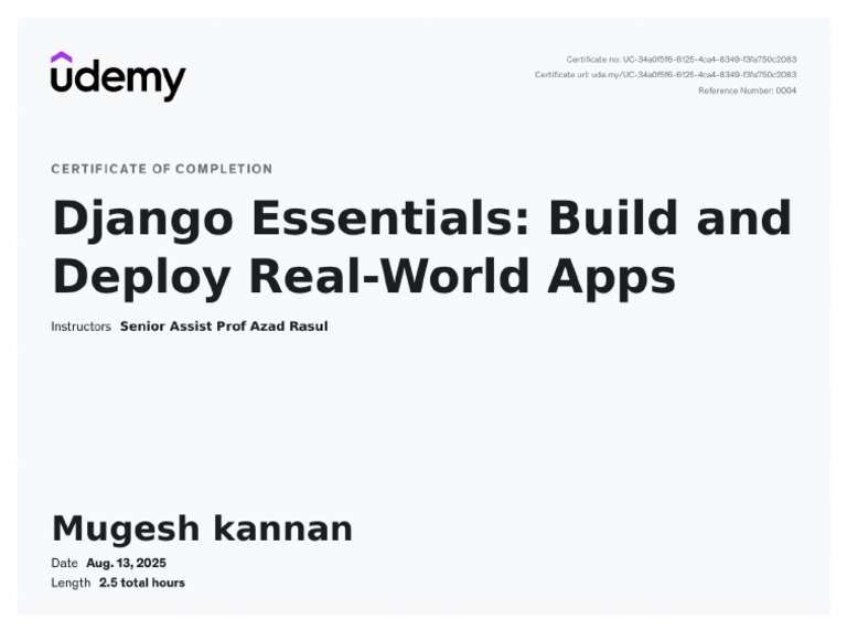 Django | PDF