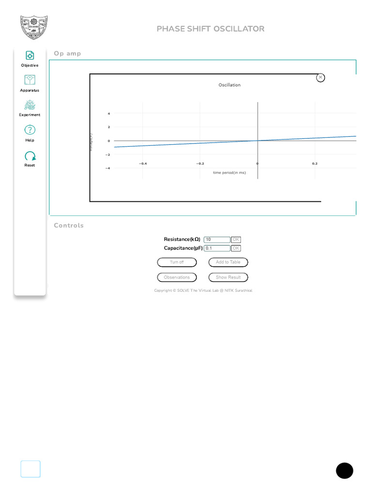 Graph-rc Phase Shift Oscilator | PDF