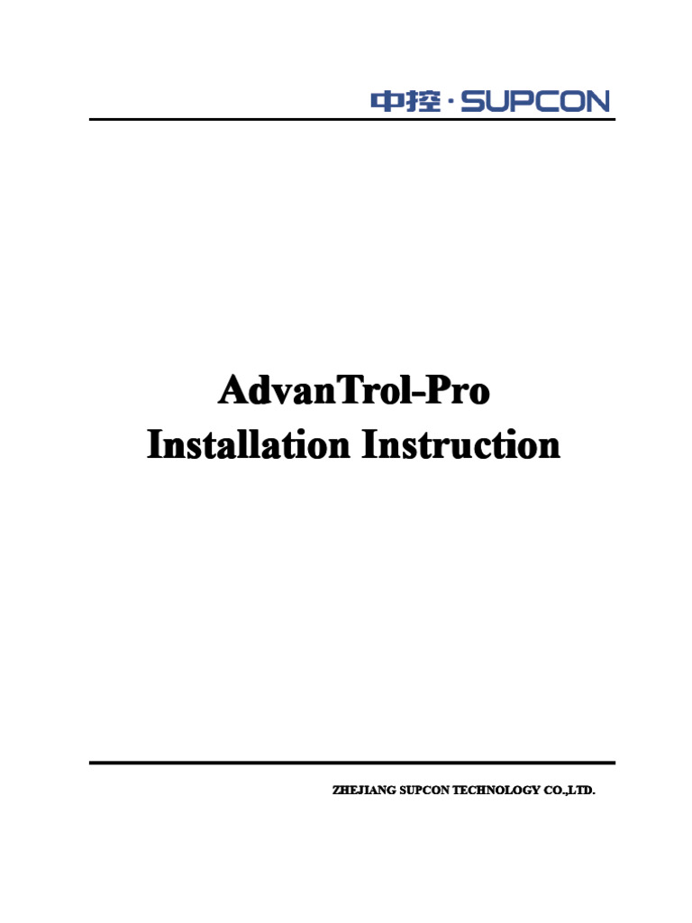 AdvanTrol-Pro Installation Guide | PDF | Windows 7 | Microsoft Windows