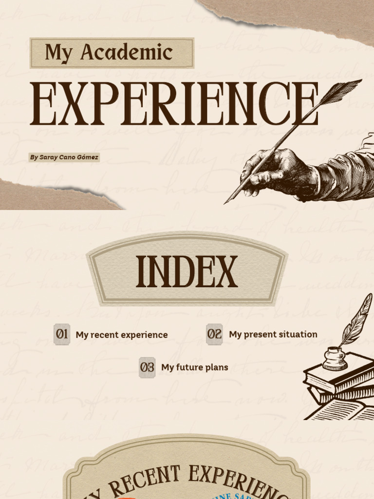 My Academic Experience | PDF