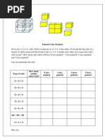 Painted Cube Problem, Competition Math, Problem Solving