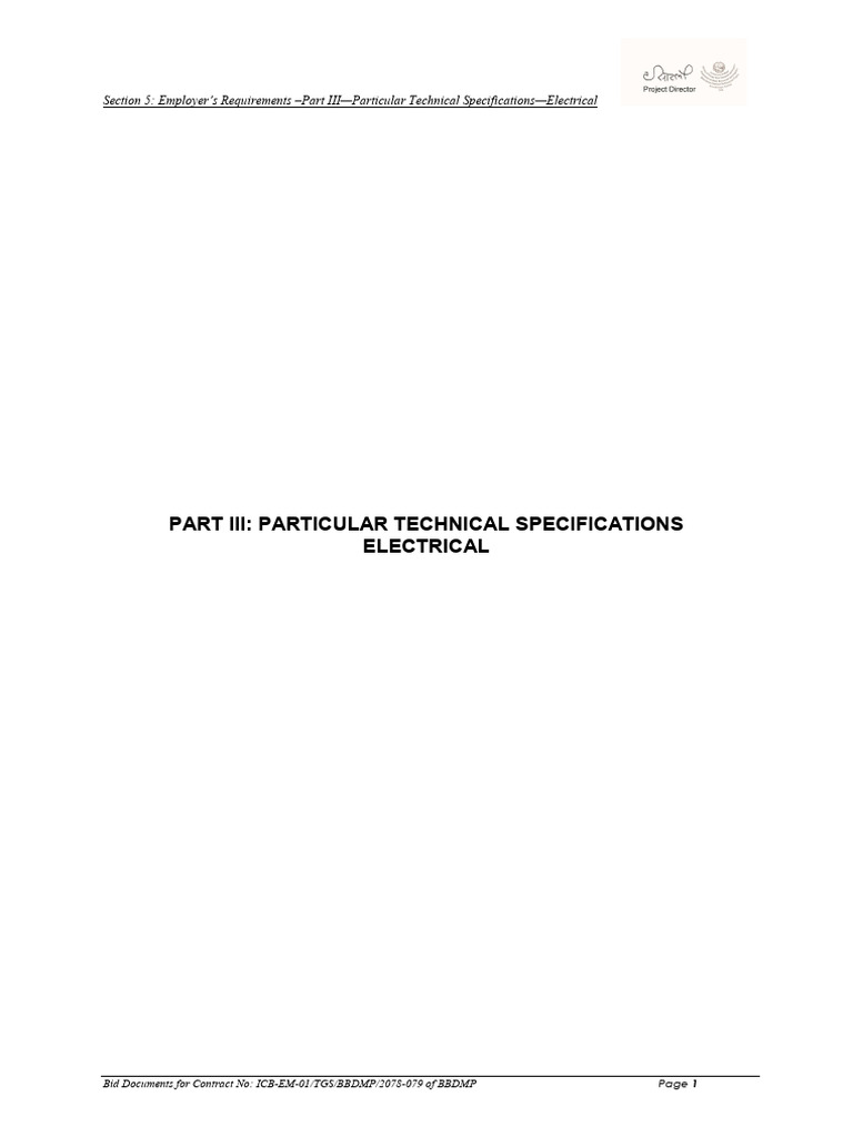 Electrical Technical Specifications Guide | PDF | Transformer ...