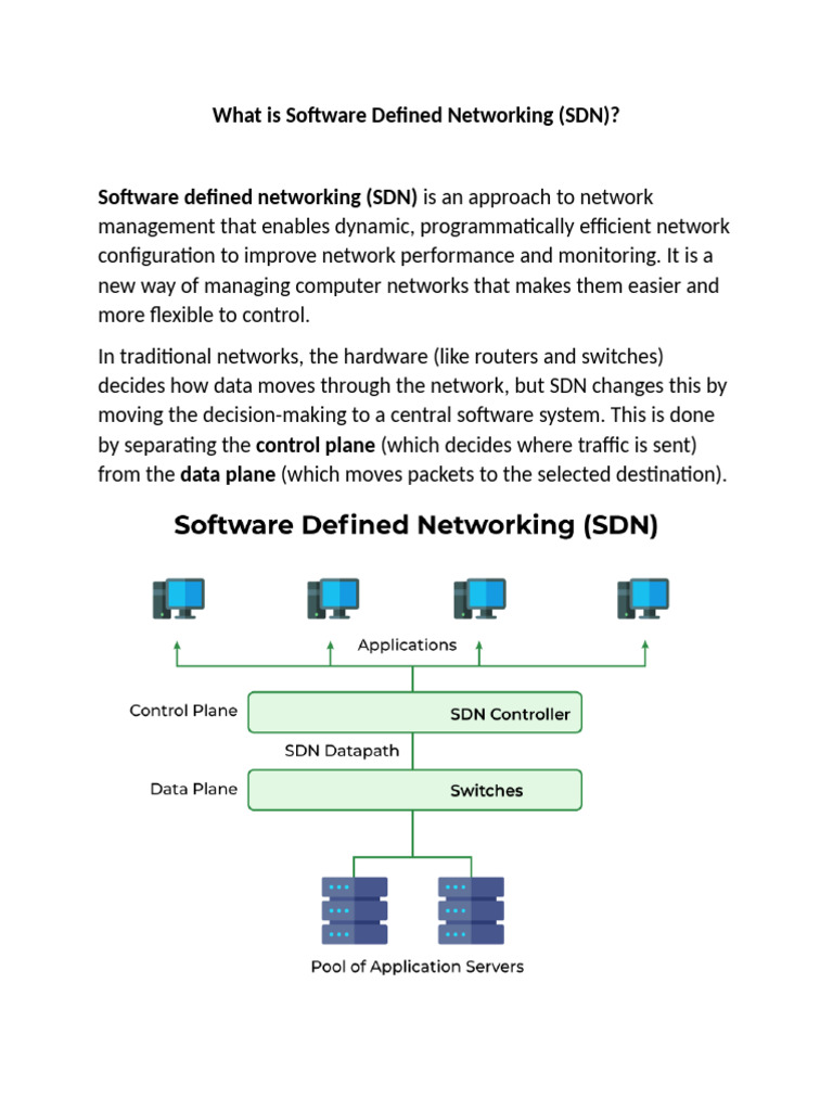Understanding Software Defined Networking | PDF | Computer Network ...