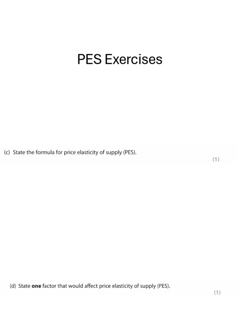 3S Lesson 19 - PES Exercises | PDF