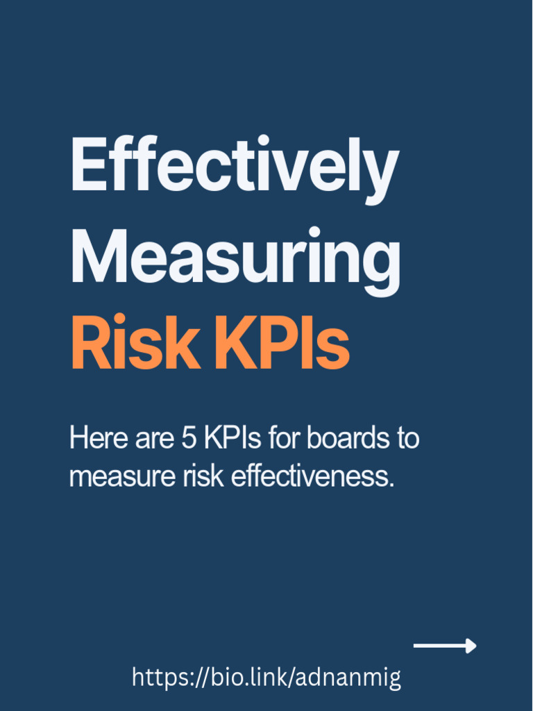 5 Essential Risk KPIs for Boards | PDF