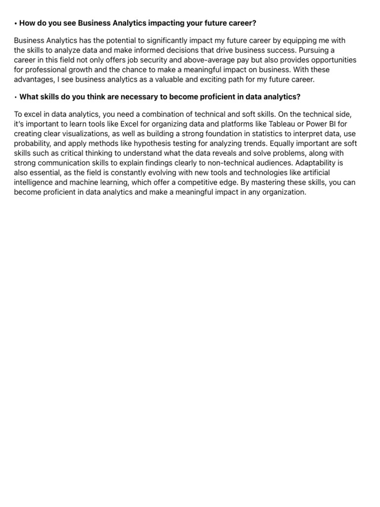 Part 3 - Reflection Questions | PDF