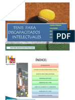 Tenis Adaptado Discapacidad Intelectual