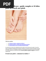 P dicure 92i Vernis Blanc Et Id es PDF