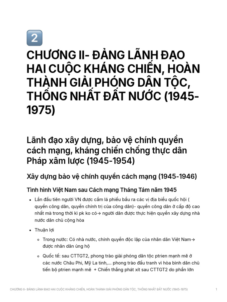 CHNG II - NG LNH o Hai Cuc KHNG Chin Hon THNH Gii PHNG DN TC THNG NHT T ...
