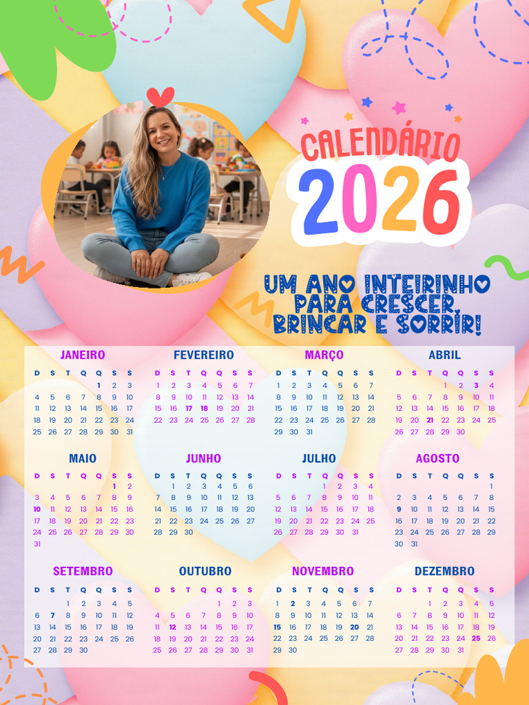 Calendário 2026: Datas e Feriados | PDF