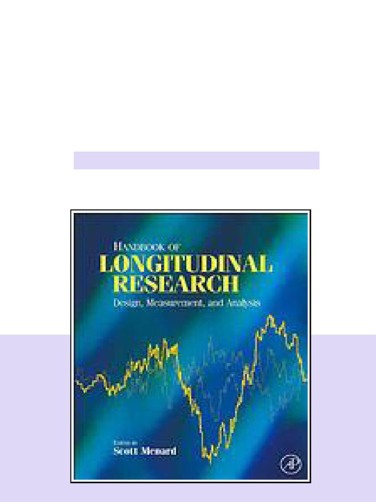 Handbook Of Longitudinal Research Design Measurement And Analysis 1st ...