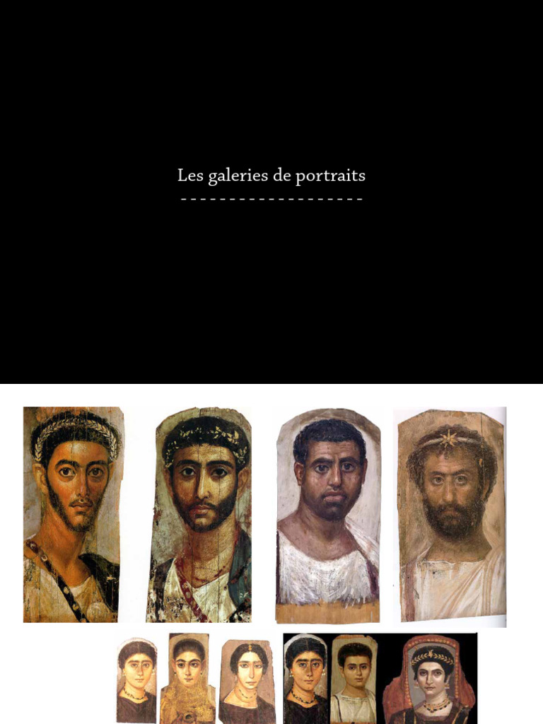 02 Présentation Galerie de Portraits-1 | PDF