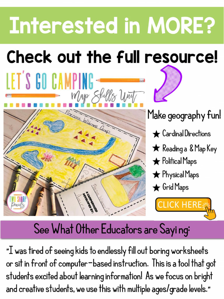Free Geography Map Skills Activities | PDF