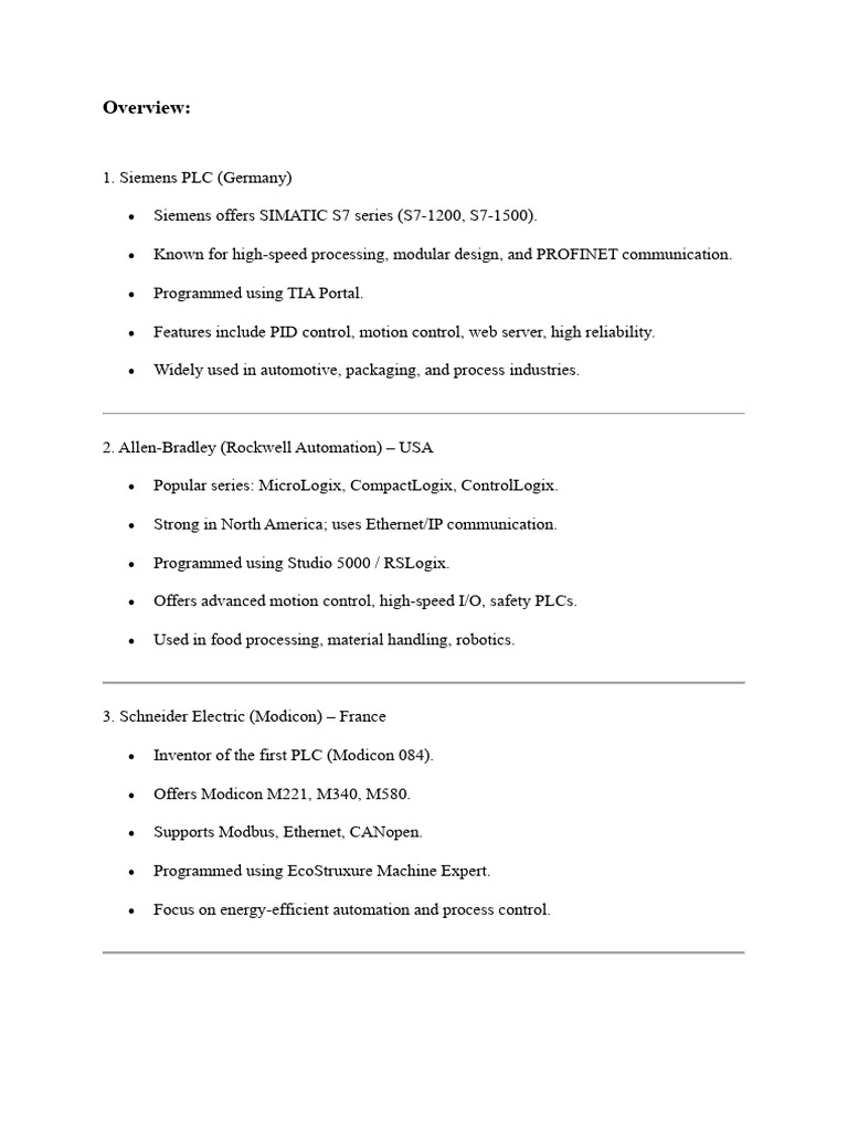 IA 4TH UNIT 1.2 | PDF | Programmable Logic Controller | Computer ...