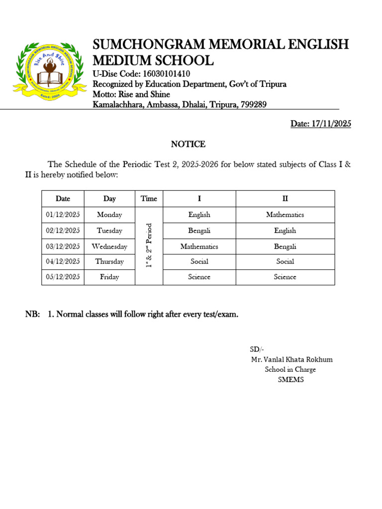 PT 2 Routine For 1 & 2 (2025) | PDF