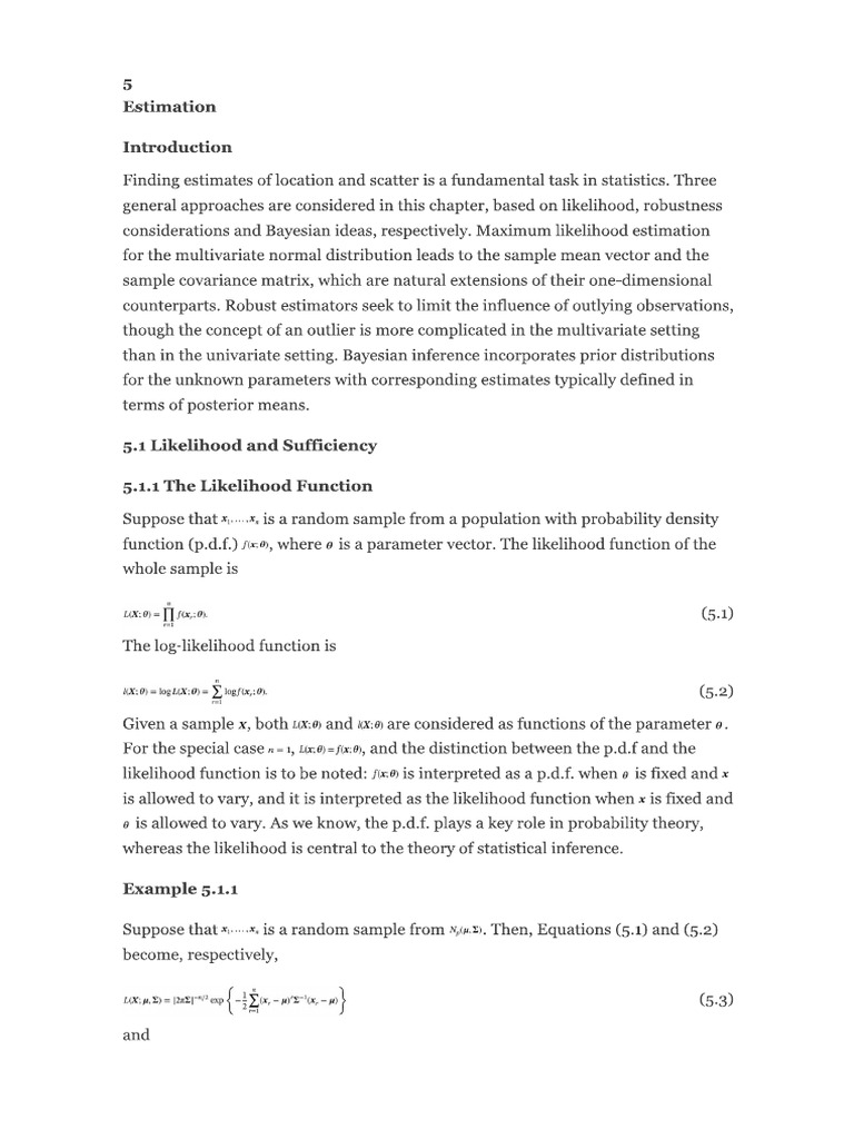 Multivariate Analysis - Chap5 | PDF