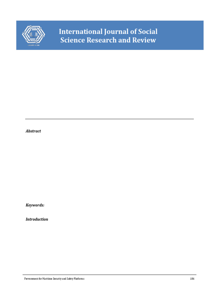 Ferrocement for Maritime Security and Safety Platf | PDF | Ships ...