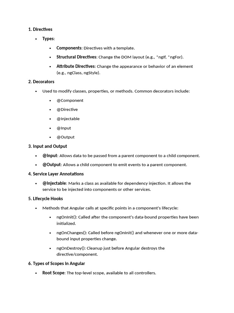 Angular Directives, Decorators, and Services | PDF | Systems ...