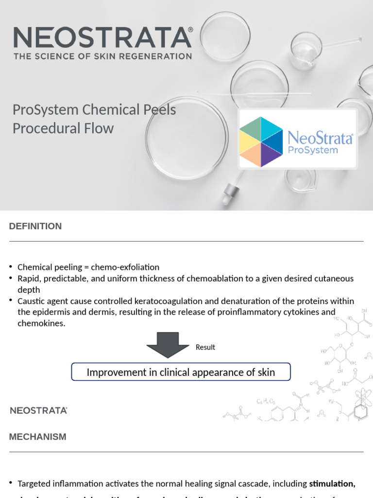 ProSystem Chemical Peels Overview | PDF | Scar | Sunscreen