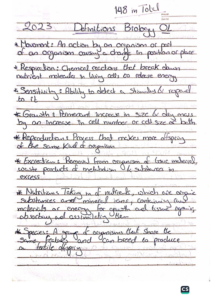 Jkhalifa Final Bio Notes | PDF