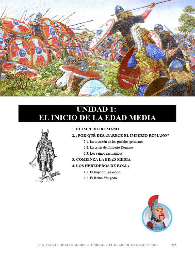 Inicio de la Edad Media y el Imperio Romano | PDF | imperio Bizantino ...