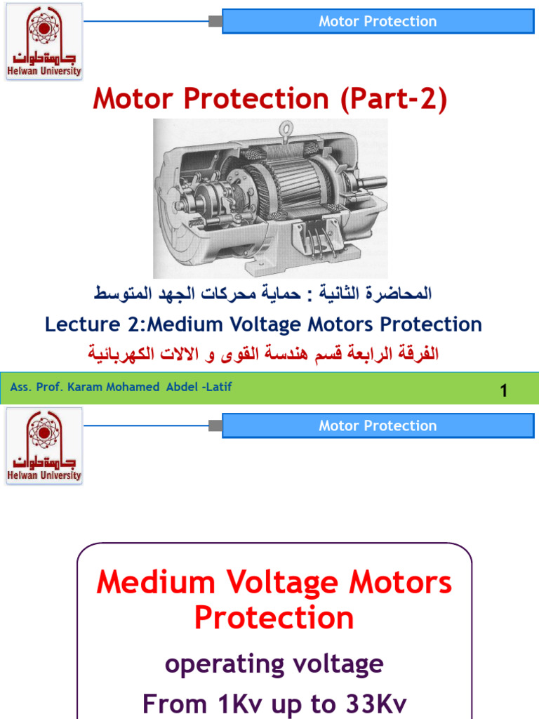 Motor Protection - Part 2 | PDF | Electromagnetism | Electrodynamics