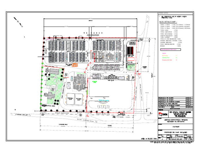 Camp Building Layout and Details | PDF