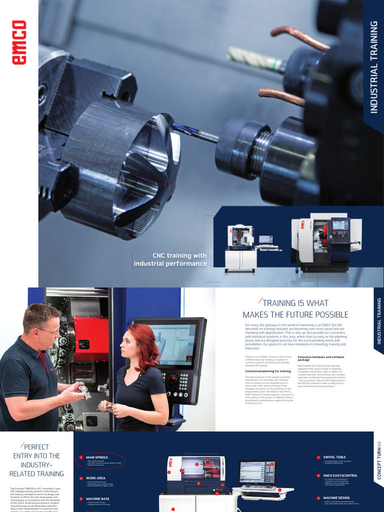 EMCO Educational Range | PDF | Machines | Tools
