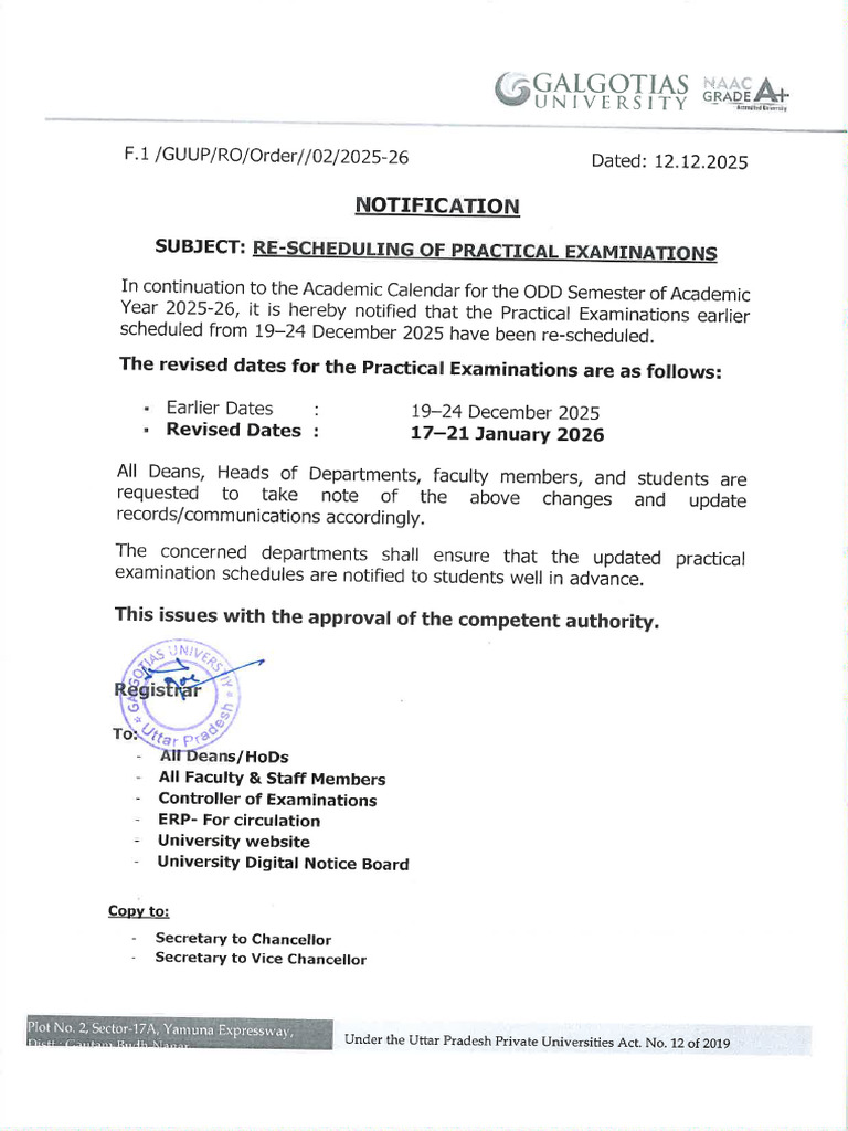 Notification | PDF