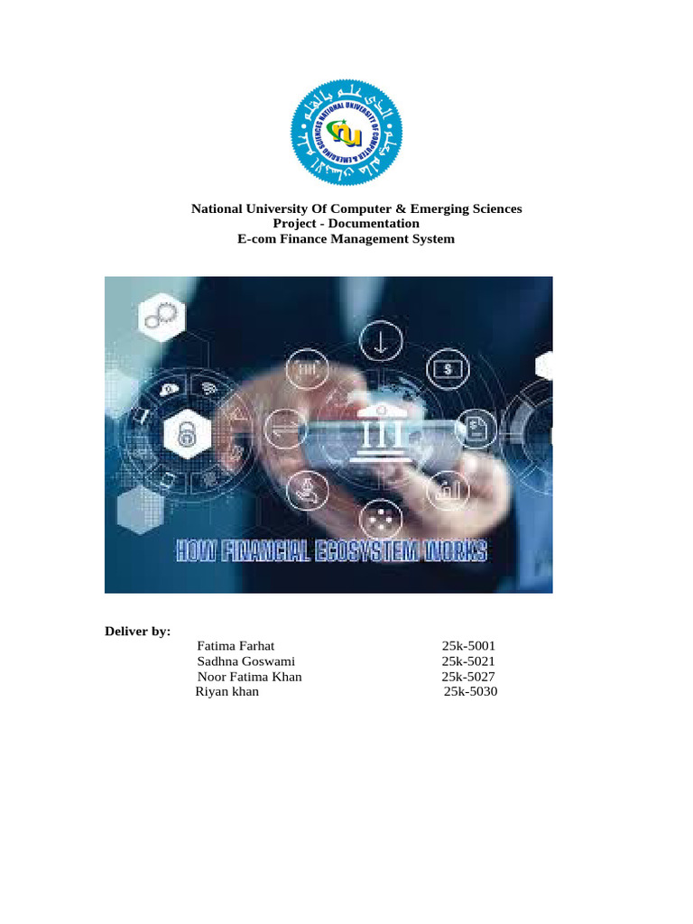 Ecom Project Documentation | PDF | Expense | E Commerce