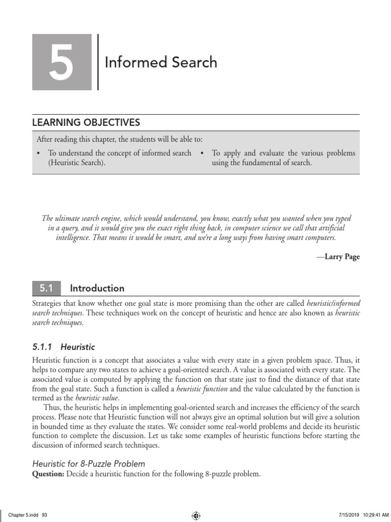 Informed Search Techniques Explained | PDF | Algorithms | Algorithms ...