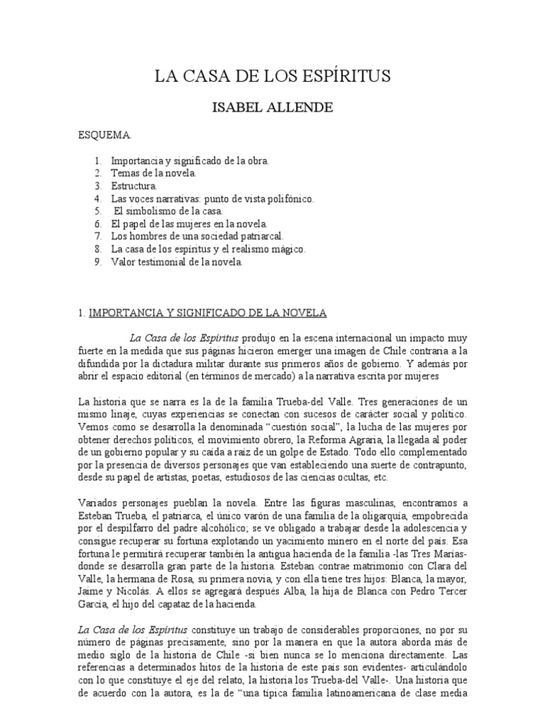 Analisis de La Casa de Los