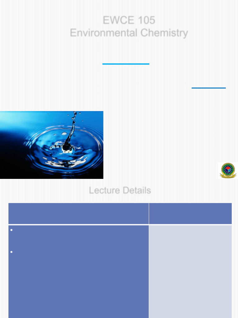 EWCE 105 Lec 1 | PDF