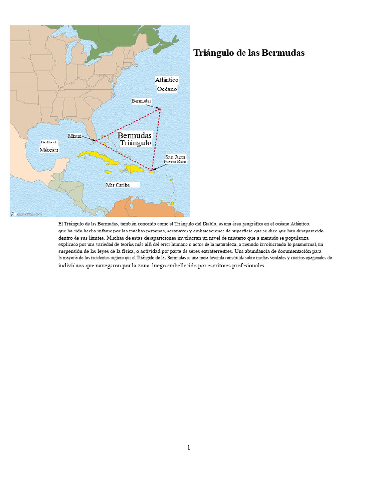 Mitos y Realidades del Triángulo de las Bermudas | PDF