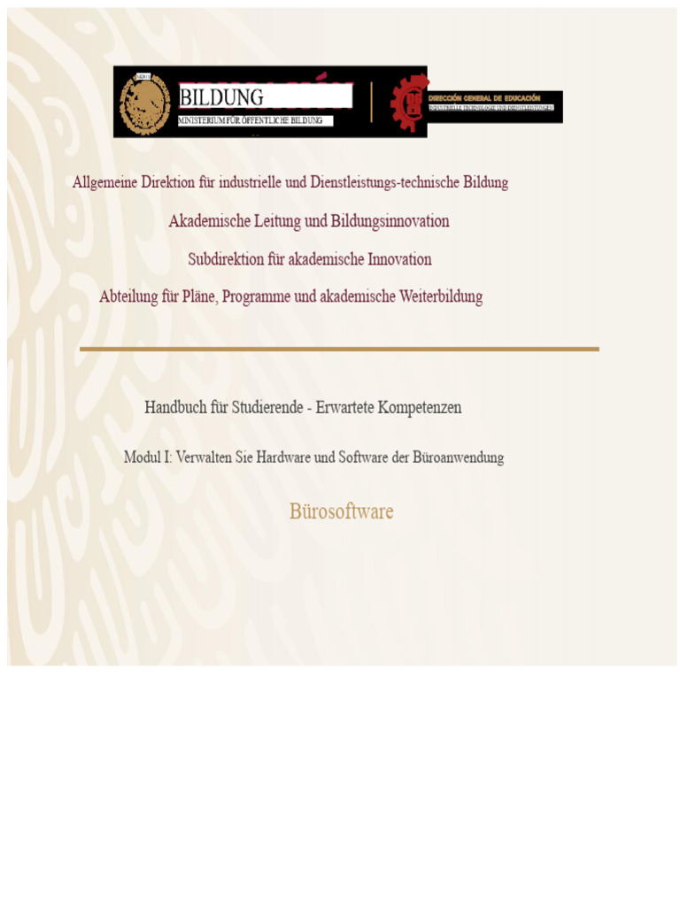 Mod. I - Sub. III - Verwaltet Bürodateien Und - Geräte | PDF