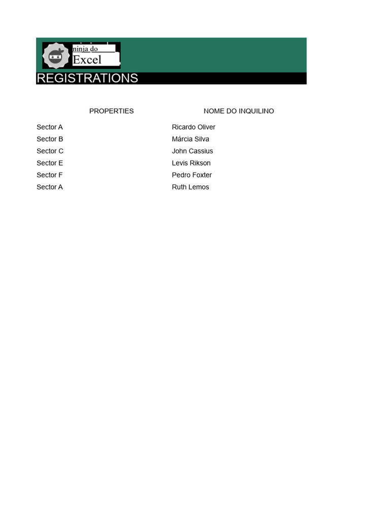 Tenant Registrations and Payments Summary | PDF