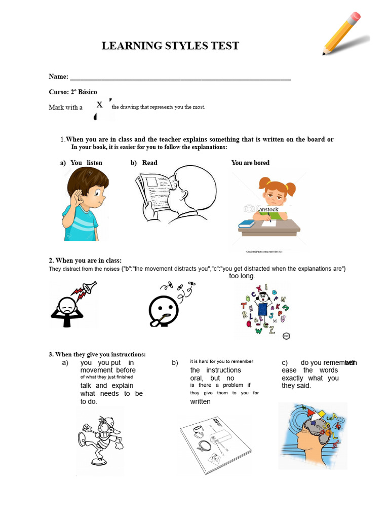 Learning Styles Assessment Test | PDF | Learning Styles | Cognitive Science