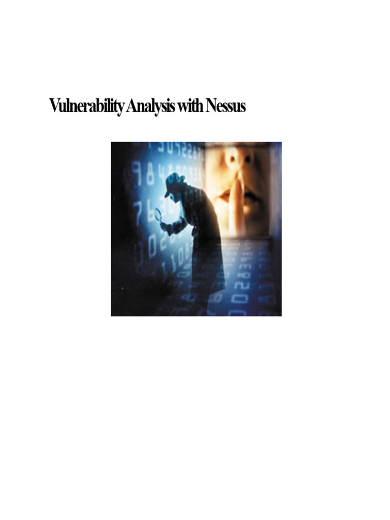 Nessus Vulnerability Analysis Guide | PDF | Software | Button (Computing)