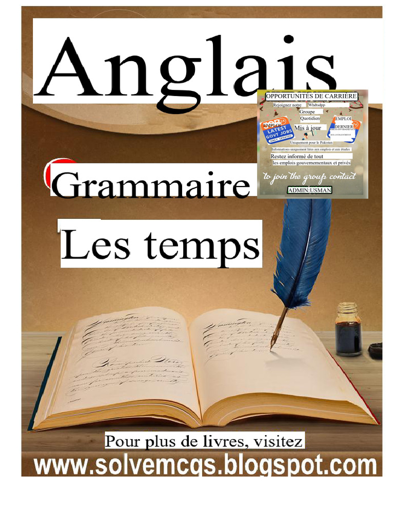 Guide des temps en grammaire anglaise | PDF | Verbe | Grammaire anglaise