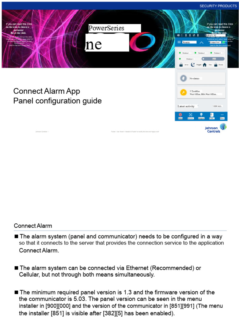 Connect Alarm - Panel Configuration (PC) APP | PDF | Mobile App ...