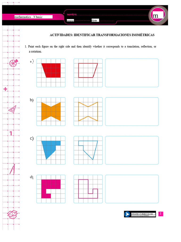 Rotation Reflection Translation PDF | PDF