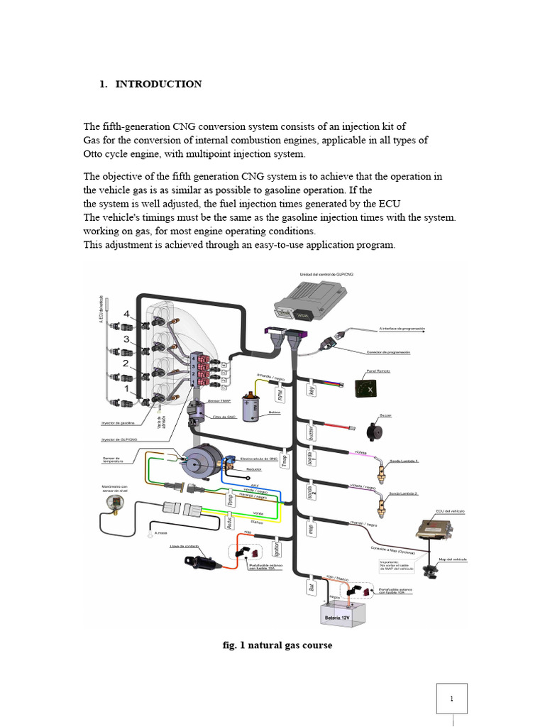 Fifth-Generation CNG Conversion System | PDF | Fuel Injection | Engines